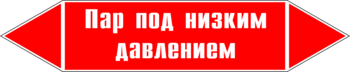 Маркировка трубопровода "пар под низким давлением" (p09, пленка, 507х105 мм)" - Маркировка трубопроводов - Маркировки трубопроводов "ПАР" - магазин "Охрана труда и Техника безопасности"